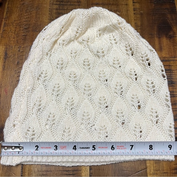 🆕 Mossimo - Ladies Knit Fall / Winter Hat - One Size - White / Ivory - Picture 4 of 6